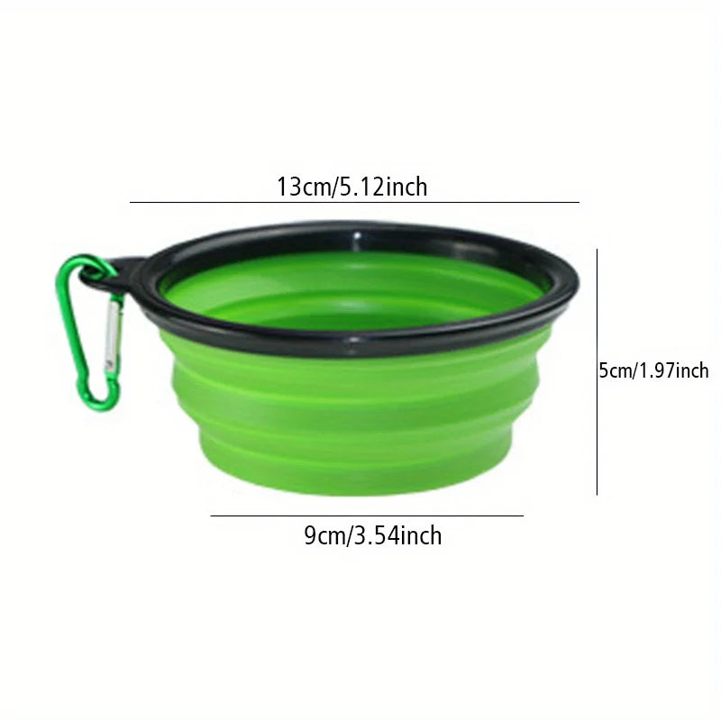 Portable Foldable Dog Travel Bowl for Food & Water