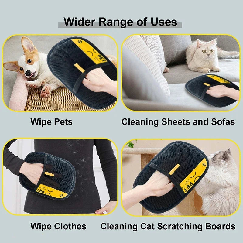 Pet Hair Removal Glove for Cats & Dogs | Petvora