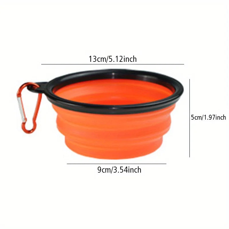 Portable Foldable Dog Travel Bowl for Food & Water