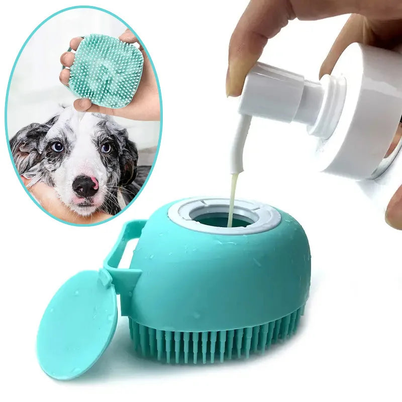 Petvora Soft Silicone Pet Bath Massage Brush Gloves