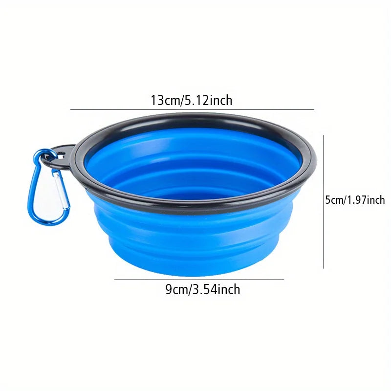 Portable Foldable Dog Travel Bowl for Food & Water