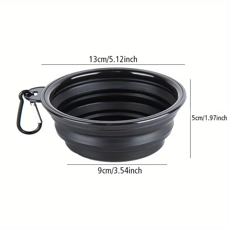 Portable Foldable Dog Travel Bowl for Food & Water