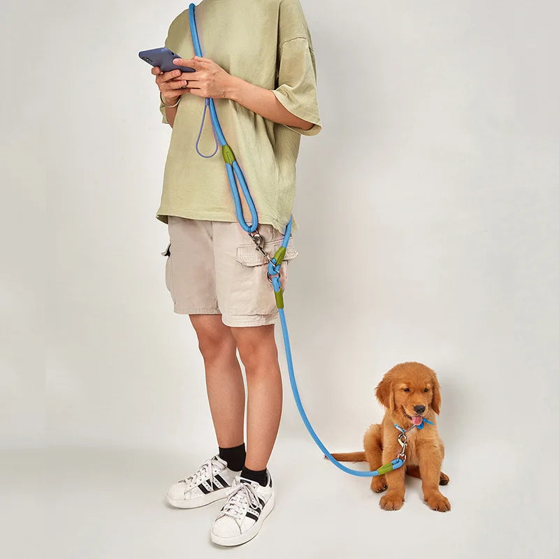 Hands-Free Reflective Dog Leash for Walking & Running