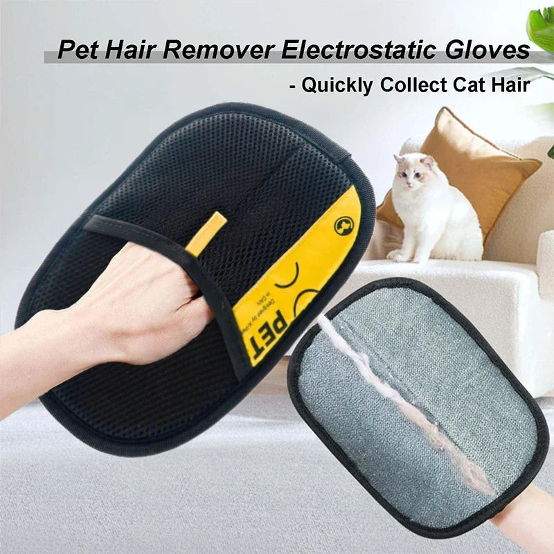Pet Hair Removal Glove for Cats & Dogs | Petvora