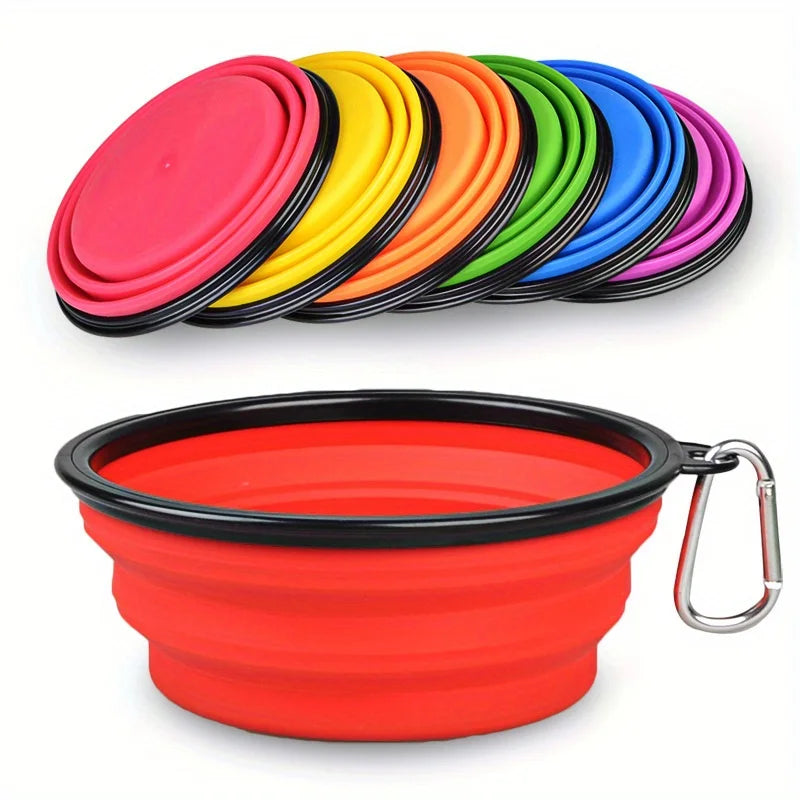 Portable Foldable Dog Travel Bowl for Food & Water