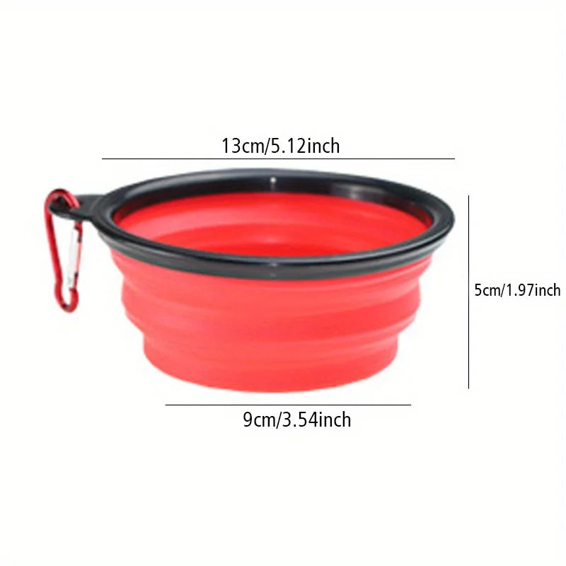 Portable Foldable Dog Travel Bowl for Food & Water