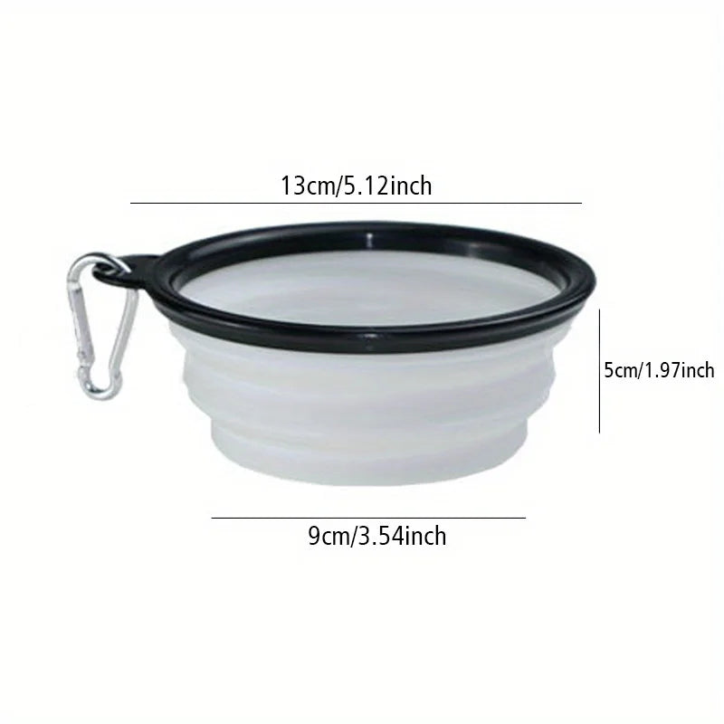 Portable Foldable Dog Travel Bowl for Food & Water