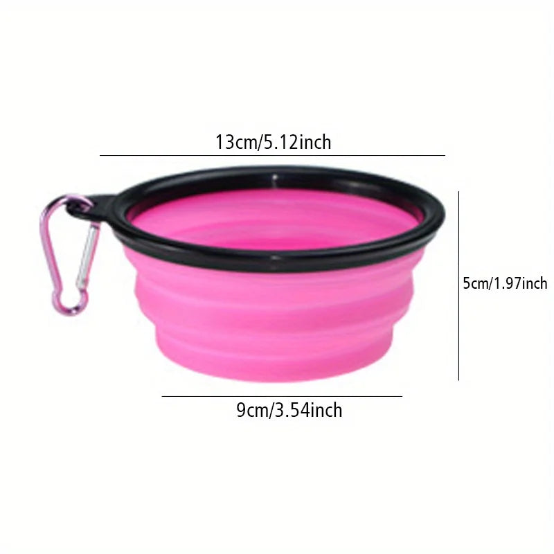 Portable Foldable Dog Travel Bowl for Food & Water