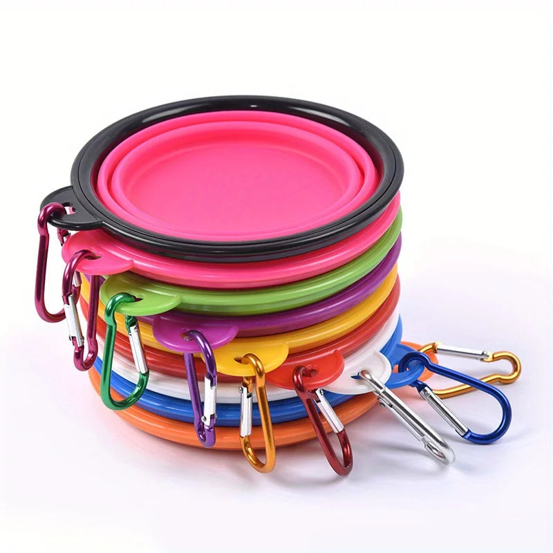 Portable Foldable Dog Travel Bowl for Food & Water