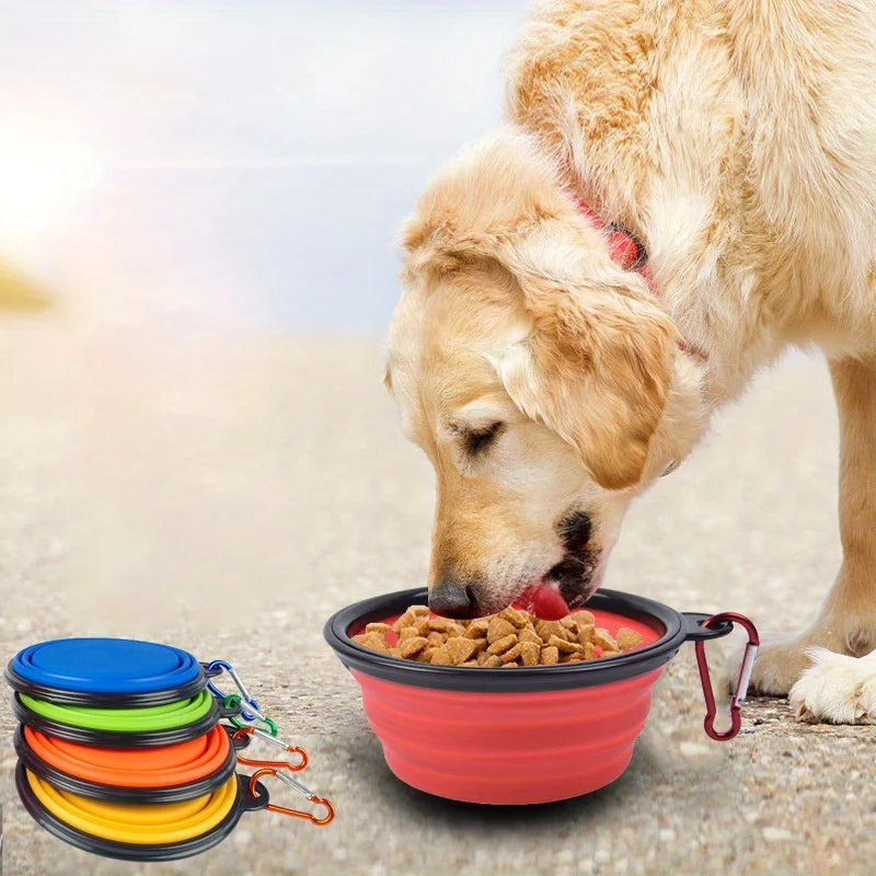 Portable Foldable Dog Travel Bowl for Food & Water